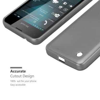 Nokia Lumia 550 Suojakuori Kotelo (harmaa)