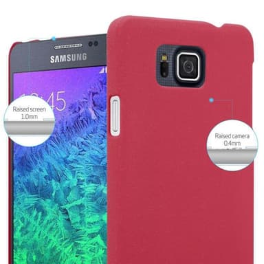Samsung Galaxy ALPHA Suojakuori Kotelo (Punainen)