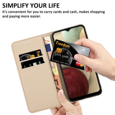 Samsung Galaxy A12 / M12 Suojakuori Lompakkokotelo