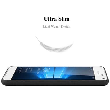 Nokia Lumia 650 Suojakuori Kotelo Case (Musta)