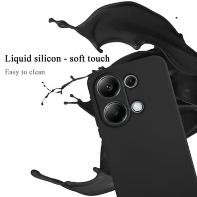 Redmi Note 13 pro 4G Suojakuori Kotelo (Musta)