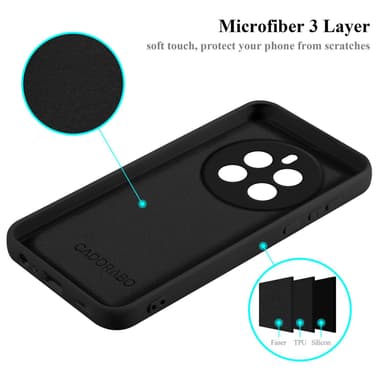 Realme 12 Pro Suojakuori Kotelo Case (Musta)