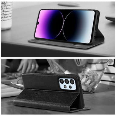 Lompakkokotelo Samsung Galaxy A33 5G Case (Musta)