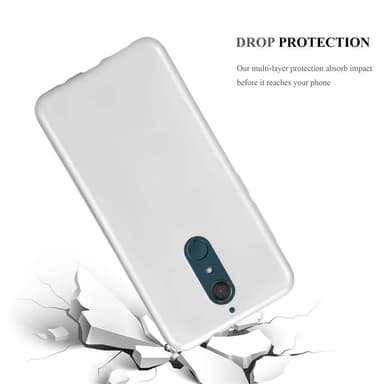 WIKO VIEW XL Suojakuori Kotelo (Hopea)