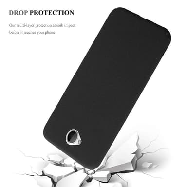 Nokia Lumia 650 Suojakuori Kotelo Case (Musta)