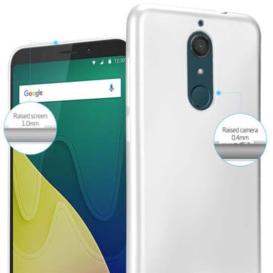 WIKO VIEW XL Suojakuori Kotelo (Hopea)
