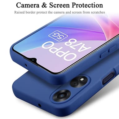 OPPO A78 5G Suojakuori Kotelo Case (Sininen)