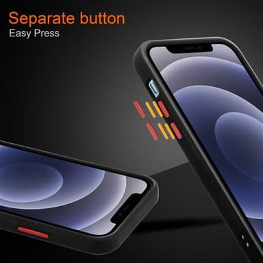 iPhone 12 MINI Suojakuori Kotelo (Läpinäkyvä)