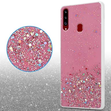 Samsung Galaxy A20s Suojakuori Kotelo (Vaaleanpunainen)