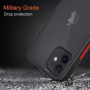 iPhone 12 MINI Suojakuori Kotelo (Läpinäkyvä)
