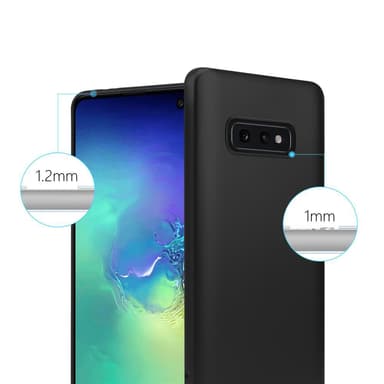 Samsung Galaxy S10e Suojakuori Kotelo (Musta)