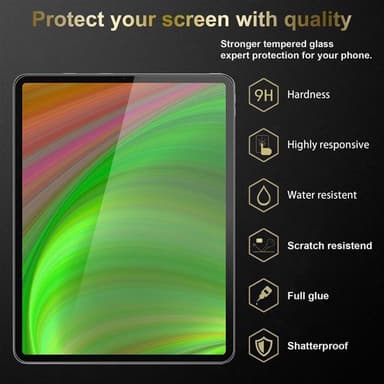 iPad PRO 2018 (12.9 Zoll) 3x Suojakalvo Karkaistu lasi