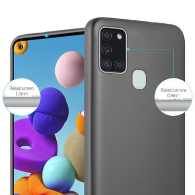 Samsung Galaxy A21s Suojakuori Kotelo (harmaa)