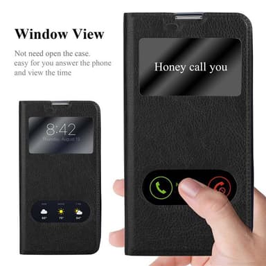 Lompakkokotelo LG K10 2016 Case (Musta)