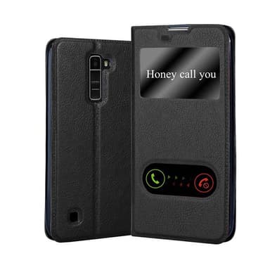 Lompakkokotelo LG K10 2016 Case (Musta)