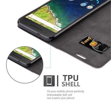 Huawei Google NEXUS 6P Suojakuori Lompakkokotelo