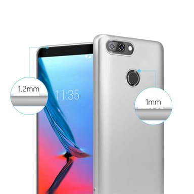 ZTE Blade V9 Suojakuori Kotelo (Hopea)