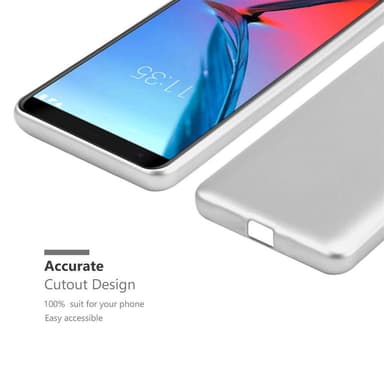 ZTE Blade V9 Suojakuori Kotelo (Hopea)
