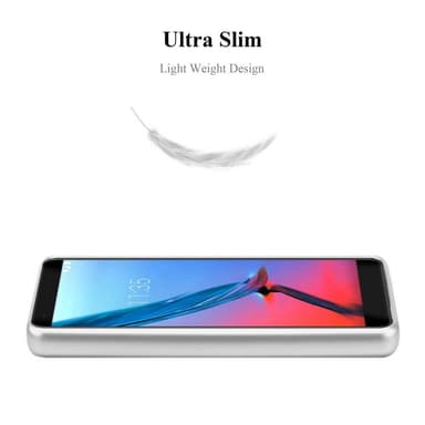 ZTE Blade V9 Suojakuori Kotelo (Hopea)