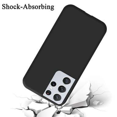 Samsung Galaxy S21 ULTRA Suojakuori Kotelo (Musta)