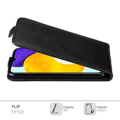 Samsung Galaxy A13 5G Suojakuori Lompakkokotelo (Musta)