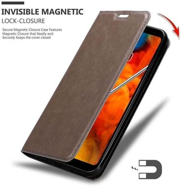 LG Q STYLUS Suojakuori Lompakkokotelo (Ruskea)