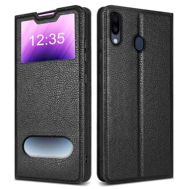Lompakkokotelo Samsung Galaxy M20 Case (Musta)