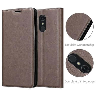 LG Q STYLUS Suojakuori Lompakkokotelo (Ruskea)