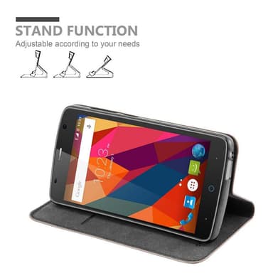 ZTE Blade L5 Suojakuori Lompakkokotelo (Ruskea)