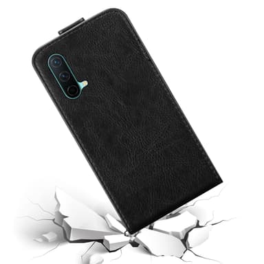 OnePlus Nord CE 5G Suojakuori Lompakkokotelo (Musta)