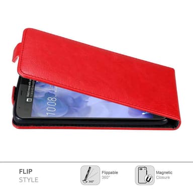 HTC U ULTRA Suojakuori Lompakkokotelo (Punainen)