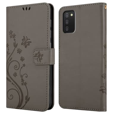 Samsung Galaxy A03s Suojakuori Lompakkokotelo (harmaa)