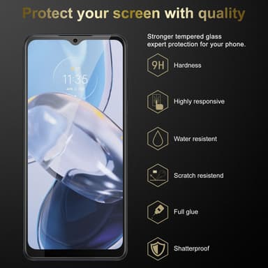 Motorola MOTO E22 / E22i Näytönsuoja Karkaistu lasi
