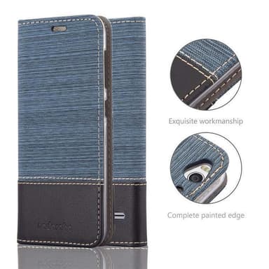 ZTE Blade S6 Suojakuori Lompakkokotelo (Sininen)