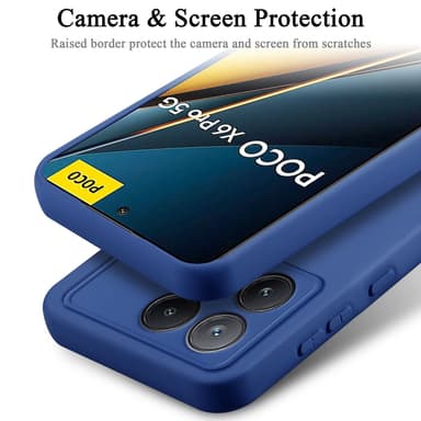 Xiaomi Poco X6 Pro Suojakuori Kotelo (Sininen)
