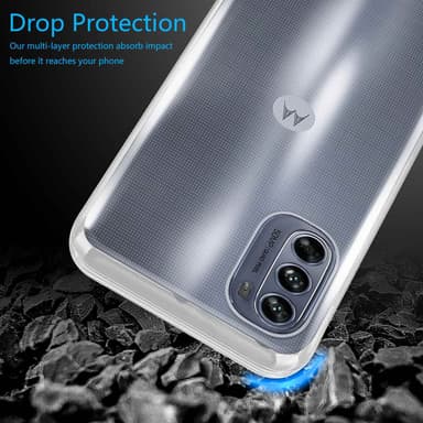 Motorola MOTO G62 5G Suojakuori Kotelo (Läpinäkyvä)