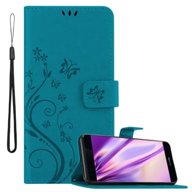 Huawei P9 PLUS Suojakuori Lompakkokotelo (Sininen)