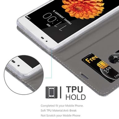 LG K7 2016 Suojakuori Lompakkokotelo (harmaa)