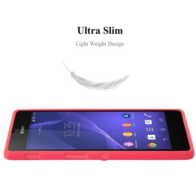 Suojakuori Sony Xperia T3 Kotelo (Punainen)