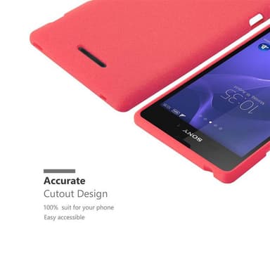 Suojakuori Sony Xperia T3 Kotelo (Punainen)