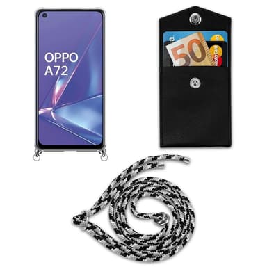 Oppo A52 Suojakuori Kotelo Ketju (harmaa)