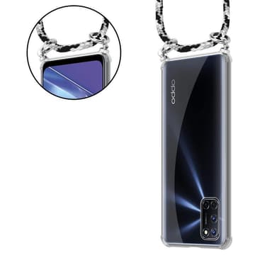 Oppo A52 Suojakuori Kotelo Ketju (harmaa)