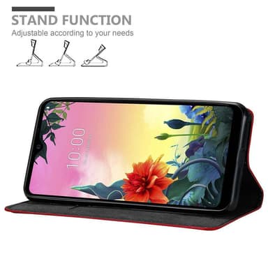 LG K50S Suojakuori Lompakkokotelo (Punainen)