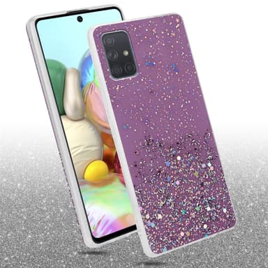 Samsung Galaxy A71 4G Suojakuori Kotelo (Violetti)