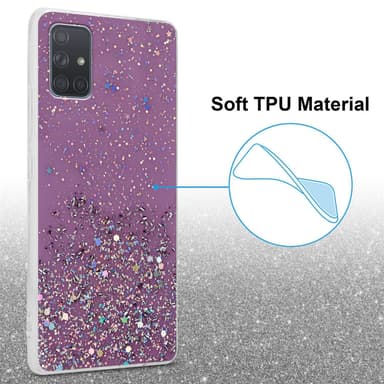 Samsung Galaxy A71 4G Suojakuori Kotelo (Violetti)