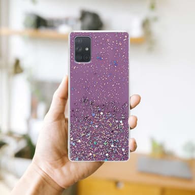 Samsung Galaxy A71 4G Suojakuori Kotelo (Violetti)