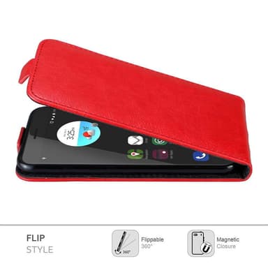 ZTE Blade V7 Suojakuori Lompakkokotelo (Punainen)