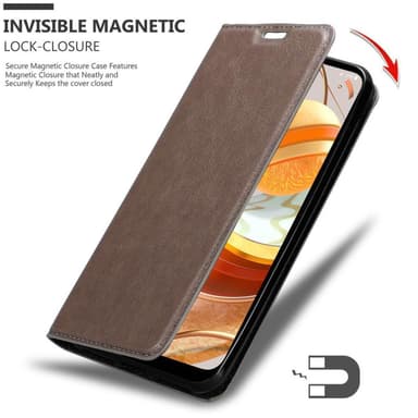LG K61 Suojakuori Lompakkokotelo (Ruskea)