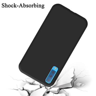 Samsung Galaxy A7 2018 Suojakuori Kotelo (Musta)