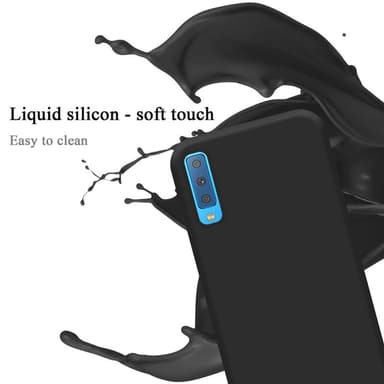 Samsung Galaxy A7 2018 Suojakuori Kotelo (Musta)